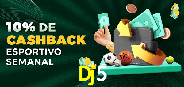 10% de bônus de cashback na Dj5